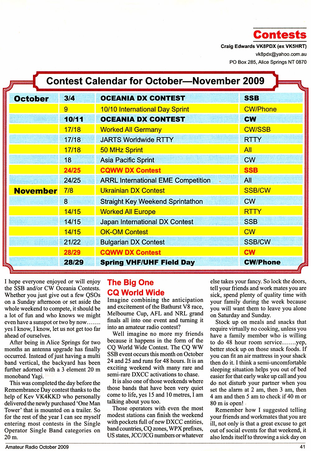October